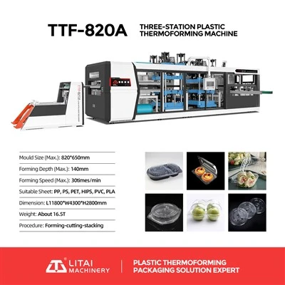 Peiriant Thermoforming Clamshell Plastig