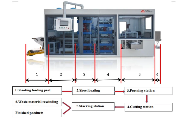 Egg Plastic Box Making Machine