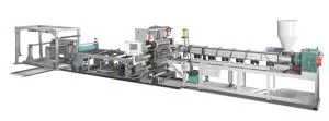 Pp Llinell Extrusion Taflen Plastig