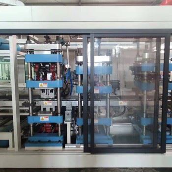 HIgh Quality Beloved Four Station Steady Plastic Thermoforming Machine